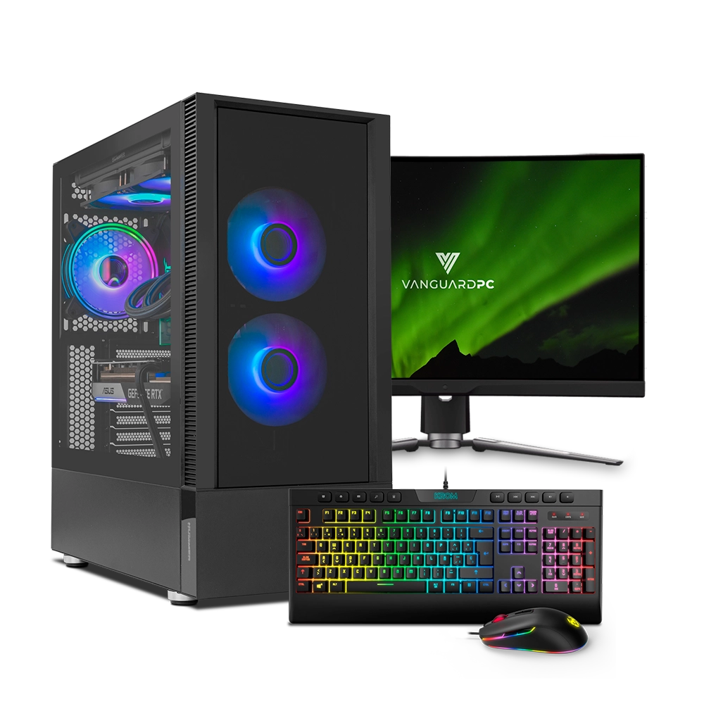 Desktop Gaming VANGUARD I70176 (Intel 1700 I7-13700 - NVIDIA GeForce RTX 4070 - RAM: 32 GB - 3 TB SSD)