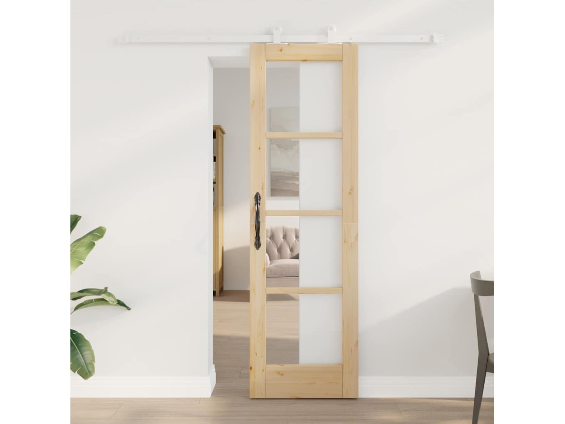 Vidaxl Porta Deslizante Orkdal 61 X 198,5 Cm Natural
