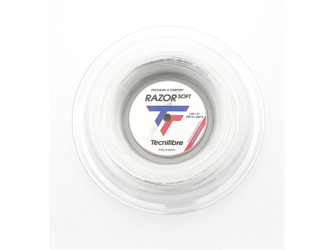 Corda para raquete TECNIFIBRE Razor Soft (branca)