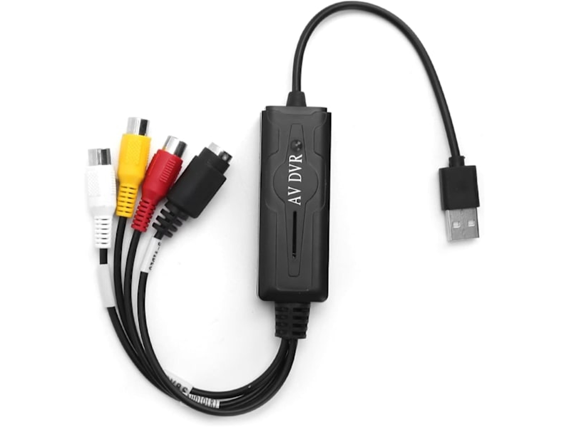 /nn/usb 2.0 Conversor De Vídeo Digital Adaptador De Placa De Captura De Áudio E Vídeo Para Ntsc/pal/secam, Suporte Win10 Slowmoose
