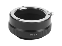 2026 adaptador de Lente Manual Anillo de Aleación Montura Pk a Rf para Cámara Canon Rf Mount