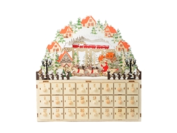 Decoração De Natal Em Madeira Laxiscreed Com Calendário, Guarda-joias Com 24 Gavetas E Necessita De 2 Pilhas Aa