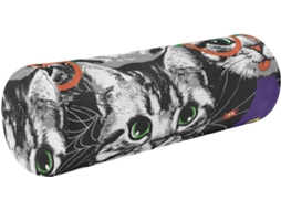 Almofada Cilíndrica Decorativa para Cama Zíper Fácil de Limpar Ideal Viagens, Casa e Escritório