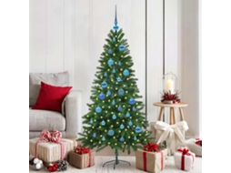 Vidaxl Árvore De Natal Com 150 Leds Com Suporte Verde 150 Cm Pe