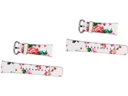 Conjunto De 2 Pulseiras De Couro Elegantes Para Relógio, Unissex, 46 Mm, Com Funções.