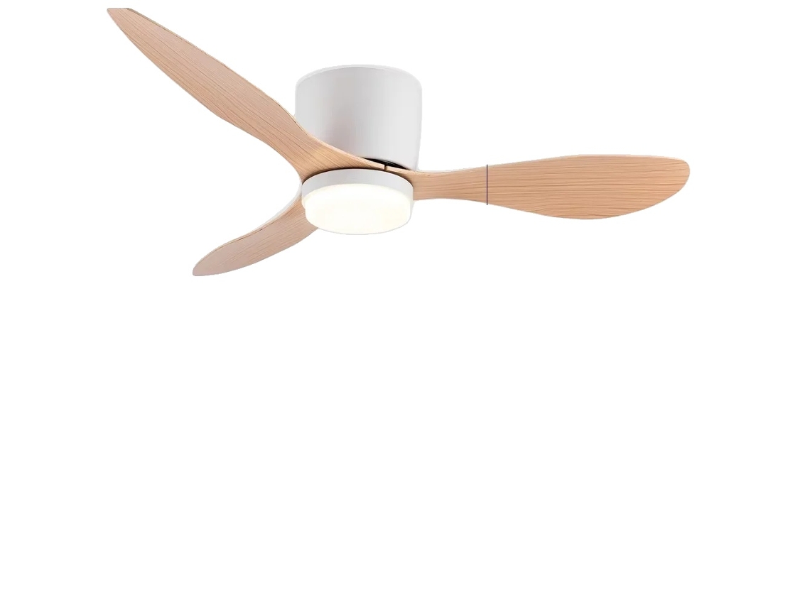 Ventilador De Teto, Controle Remoto, Luz Led, Laranja 42inch Oem