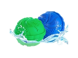 2 Pack Bolas De Lavanderia Ecológicas Reutilizables Mejoran Efecto De Lavado Y Evitan Enredos