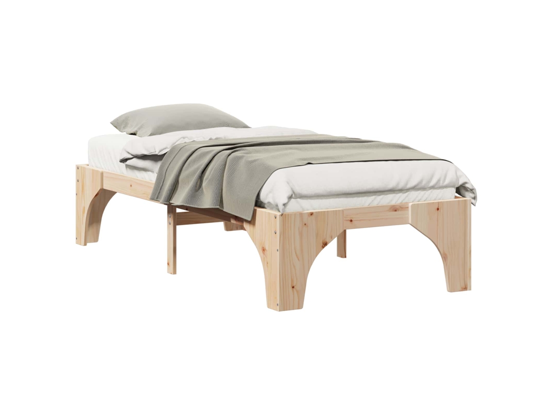 Estrutura da Cama Castanho 100 X 200 Cm MAISON EXCLUSIVE