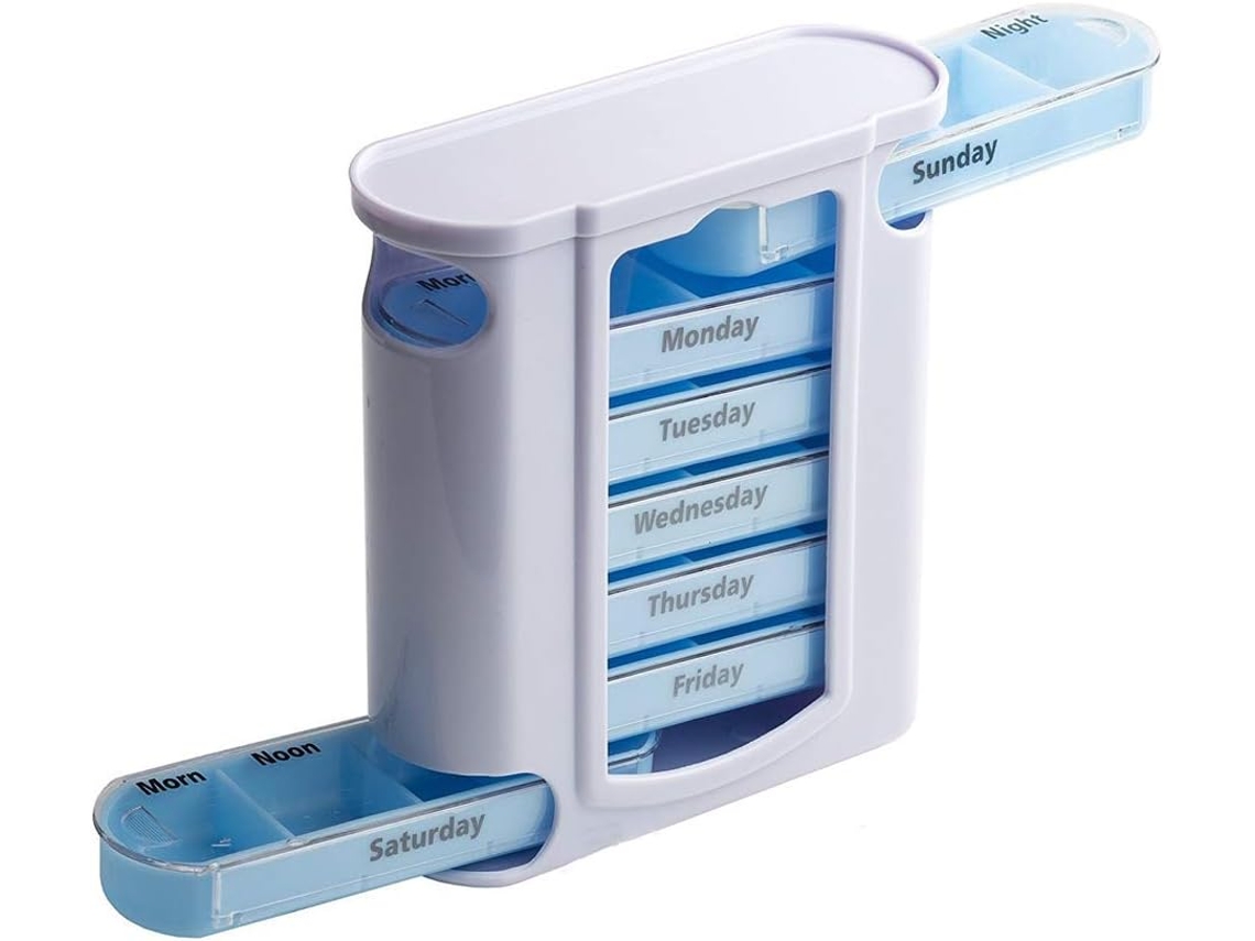 Porta Comprimidos De 7 Dias, Diário Plástico Para Medicamentos E Vitaminas. Aquaforge