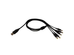 Lurelia Cabo De Extensão Usb Para Dc 5,5 X 2,5 Mm, Indicador Led, 5.5x2.5mm, 5 V, Routers E Modems