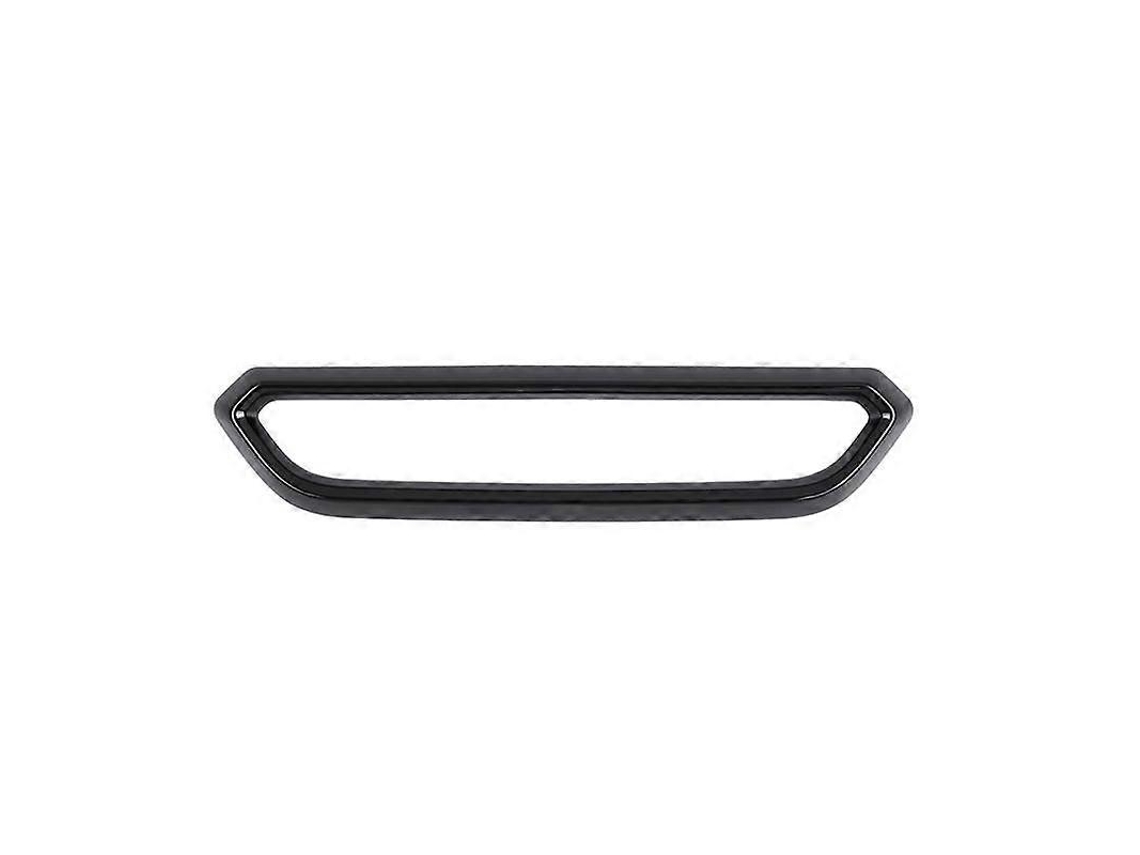 Painel Central Do Console Interno Carro Preto Brilhante