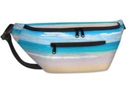 Bolsa Transversal Unissex Tropical Ocean Beach 38x25x9x19cm Impermeável Design Pa
