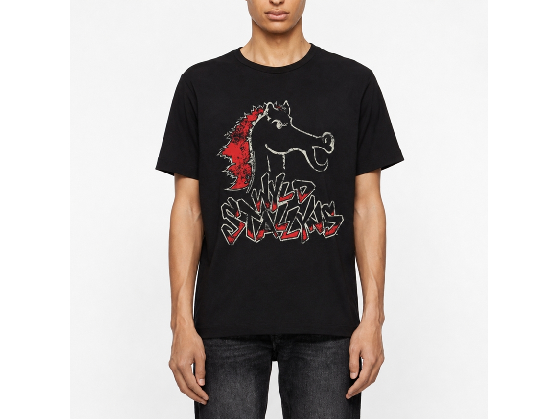 Rockinstone Bill And Ted Stallions Black Adult T-shirt Size:xxl
