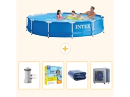 Intex Piscina Com Estrutura Redonda - 366x76 Cm - 5-peças S331
