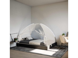 Vidaxl Rede Mosquiteira Com Portas Malha 220 200x120x130 Cm Branco