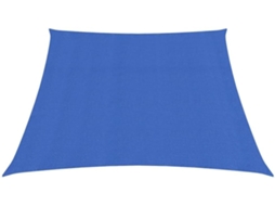 Vela De Sombra Azul Para Pátio, Terraço Com Proteção Uv Impermeável