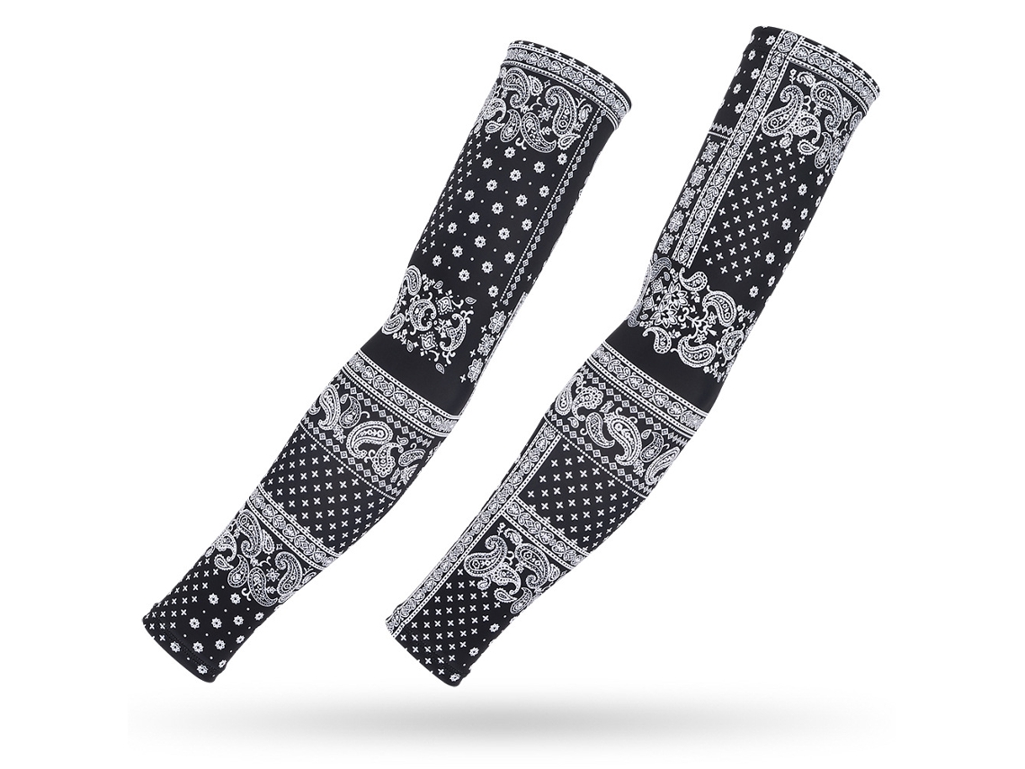 Mangas De Seda Gelada Yuysan Com Antiderrapante De Silicone Colorido, Ideais Para Ciclismo, Pesca E Desportos Ao Ar Livre.