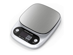 Balança De Cozinha Digital Profissional Com Visor Lcd E Função Tara Prata Brilvibera