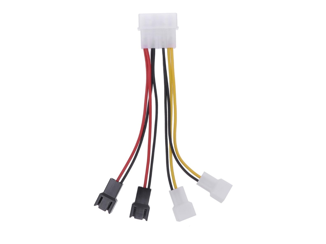 Cabo Divisor De Ventoinhas Vicasky Pure Pc Com Conexão De Plástico