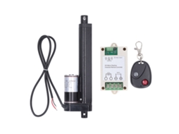 Atuador Linear Elétrico 1000n 150mm 24vdc Com Controle Remoto Para Cama Sofá Preto