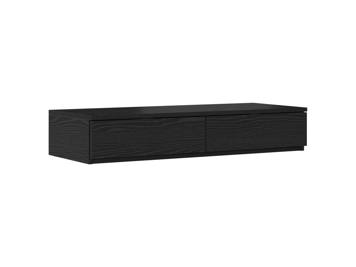 Conjunto 1 Móveis Para Quarto Vidaxl Preto Derivados De Madeira (80 X 36,5 X 16,5 Cm)