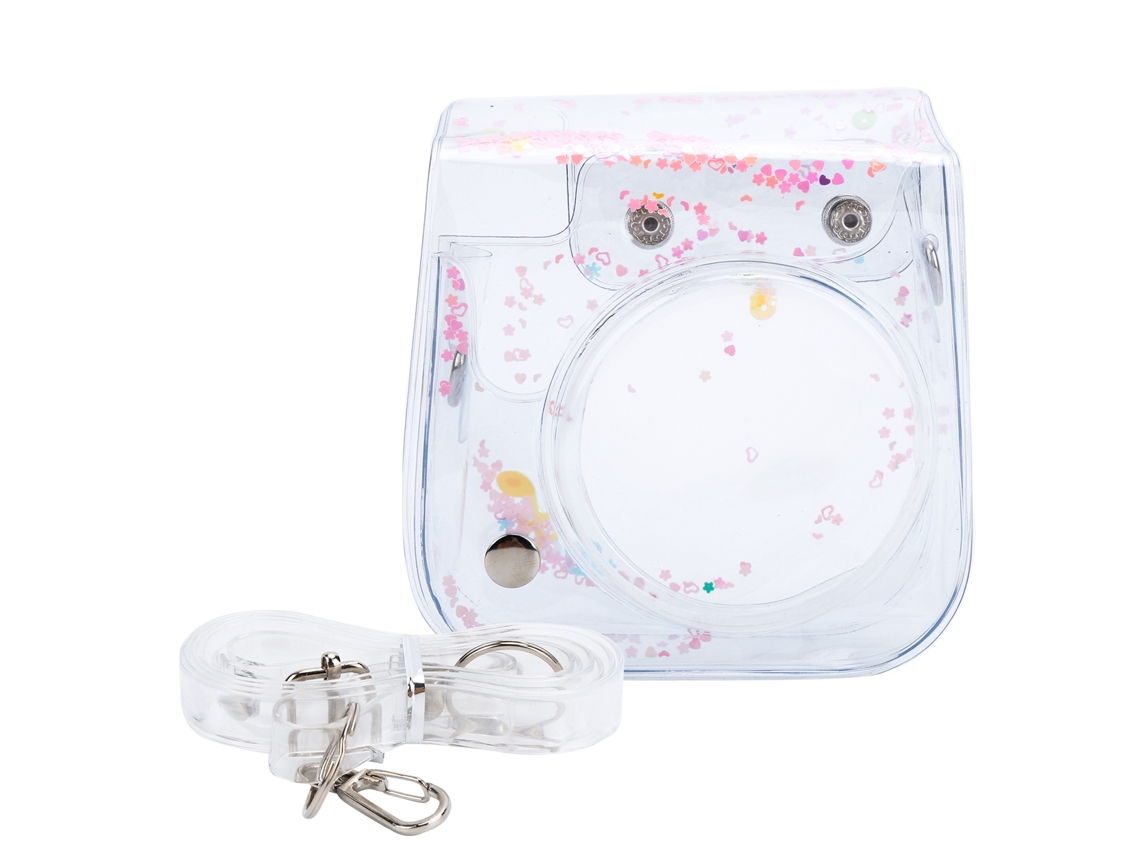 Bolsa Mini Transparente De Pvc Para Câmera Fujifilm Instax, Capa De Ombro Protetora