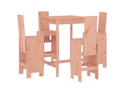 Garden Bar Set, Garden Bar Sets Vidaxl Marrom Madeira De Douglas (n/a)