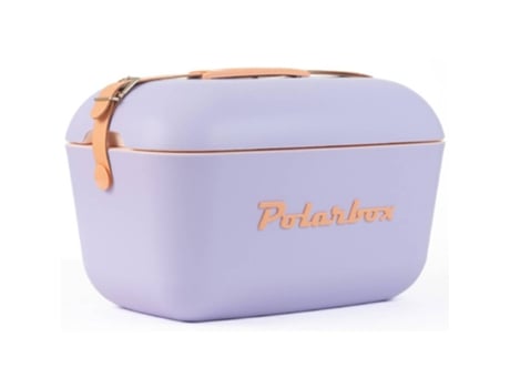 Geladeira Portátil 12l Vintage Com Asas Lilás Polarbox