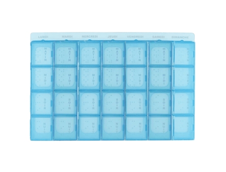 SENSLY Estojo de Pílulas Destacável 7 Dias Azul