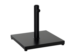 Base Universale Per Ombrellone, Supporto Per Ombrellone da Giardino/terrazzo, 45x45x39 Cm, Nero ZENCORE SERVICES