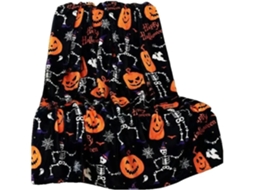Manta de Halloween Syjym para Sofá Cama Outono Dia Ação Graças com Estampa Abóbora e Fantasma Cobertor, Macio,