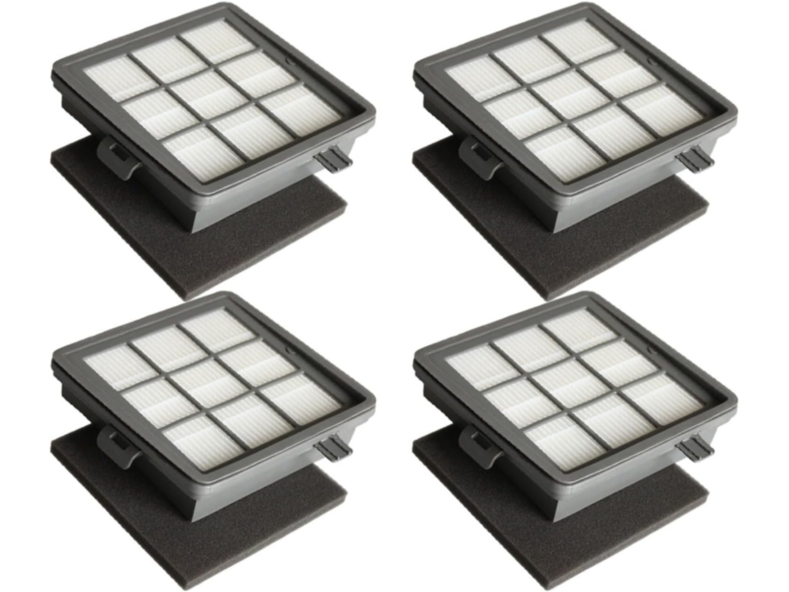 Kit Com 2/4 Filtros Hepa Reutilizáveis Para Aspiradores Bissell 1154,