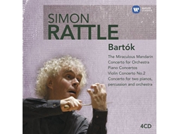 CD Béla Bartók, Sir Simon Rattle - Bartok - Works For Violin And Piano Volume 2: Sonatas And Folk Dances (4CDs)
