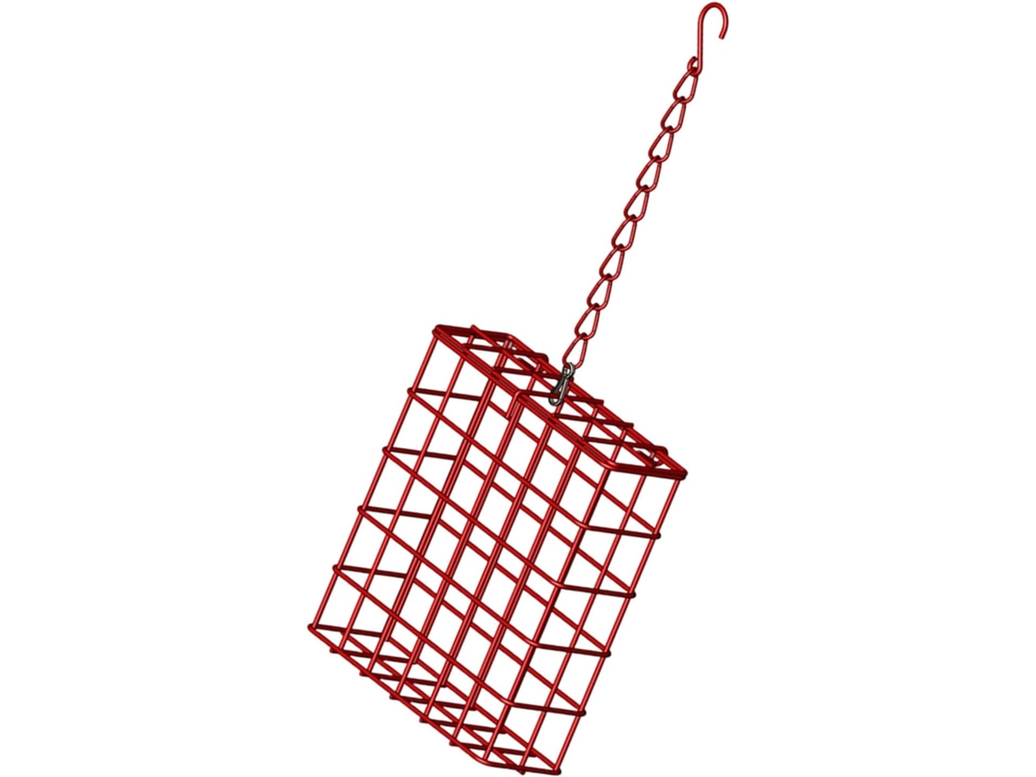 Alimentador De Pássaros Quadrado Suspenso, Feito De Aço Carbono Reforçado, 360g, Para Suprimentos.