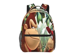 Mochila De Estudante Donkey Kong J14, Leve E Elegante, Alça De Ombro Impermeável E Respirável N14 Olysi Shop