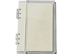 Pasta Transparente Livros, Caderno De Folhas Soltas, Pasta De Acrílico Recarregável Com Capa Transparente