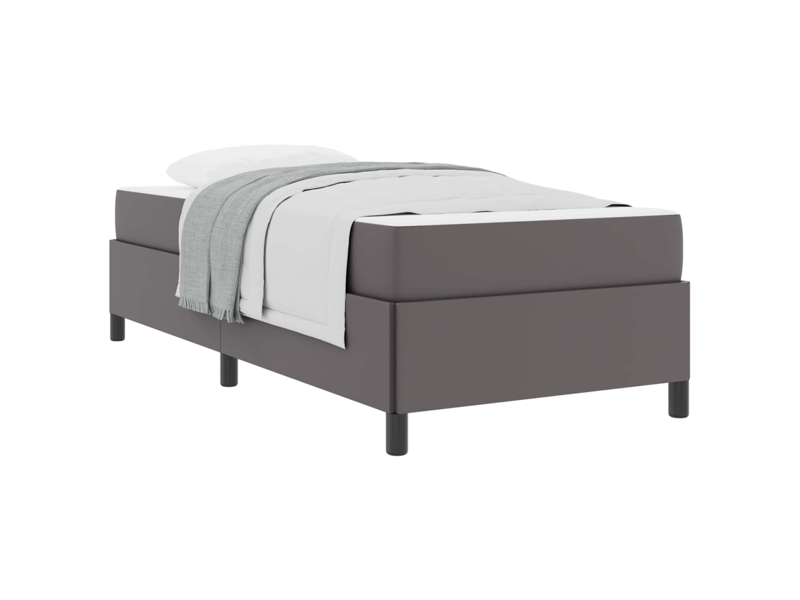 Estrutura da Cama com Colchão Cinzeto Tecido MAISON EXCLUSIVE 90x200 cm