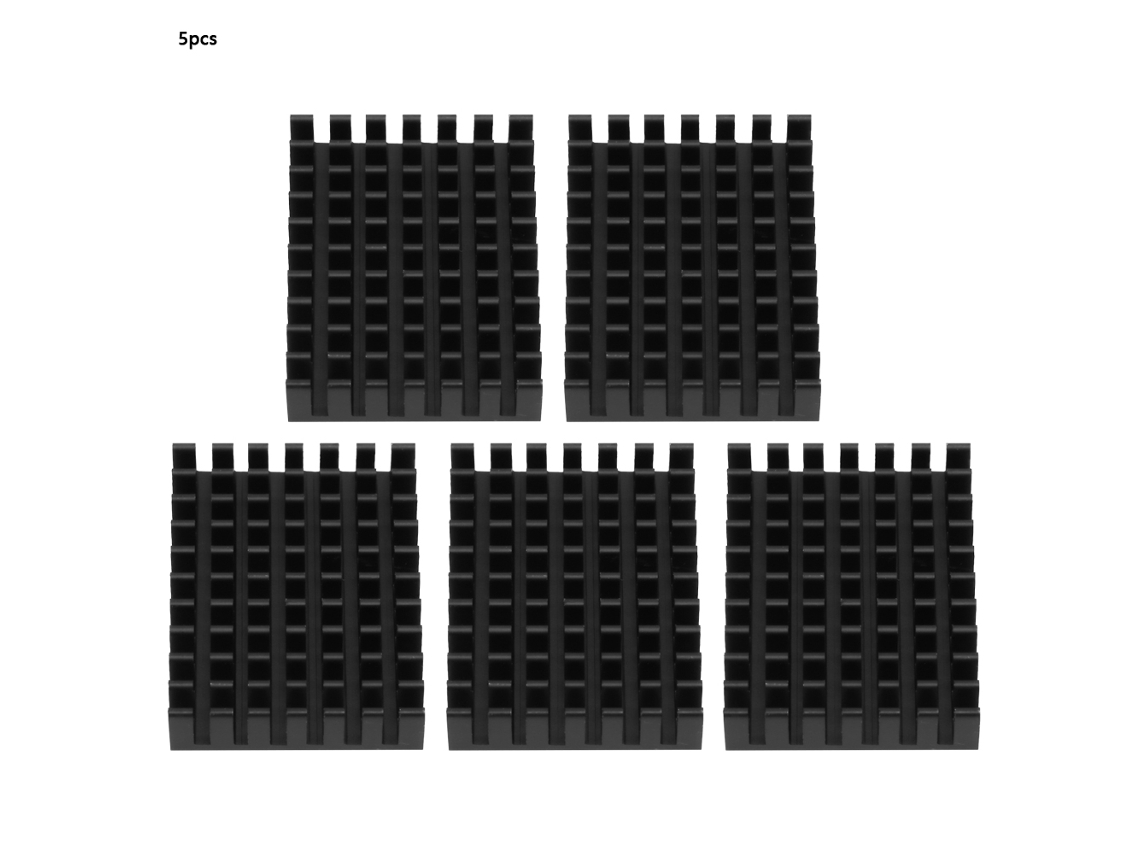 5 Dissipadores de Calor Alumínio 40x8x30mm S/MARCA