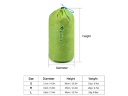 Bolsa Leve Nylon Resistente À Água Equipamento Outdoor
