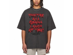 Rockinstone Carrie Gonna Laugh Solid Smoke Adult T-shirt Size:xl