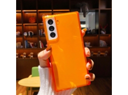 Capa LAXISCREED Transparente Laranja Samsung S20plus