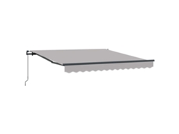 Toldo Retrátil Cinzento claro 300 X 250 Cm Poliéster e Aço MAISON EXCLUSIVE