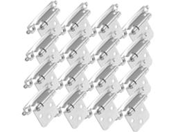 Conjunto De 16 Dobradiças Para Portas Armários Com Fechamento Suave,