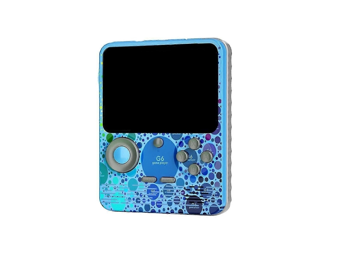 Console De Jogos Portátil Retrô G6 Com Tela 3,5 Polegadas, 666 Integrados E Bateria 6000 Mah Para Carregar O Celular.