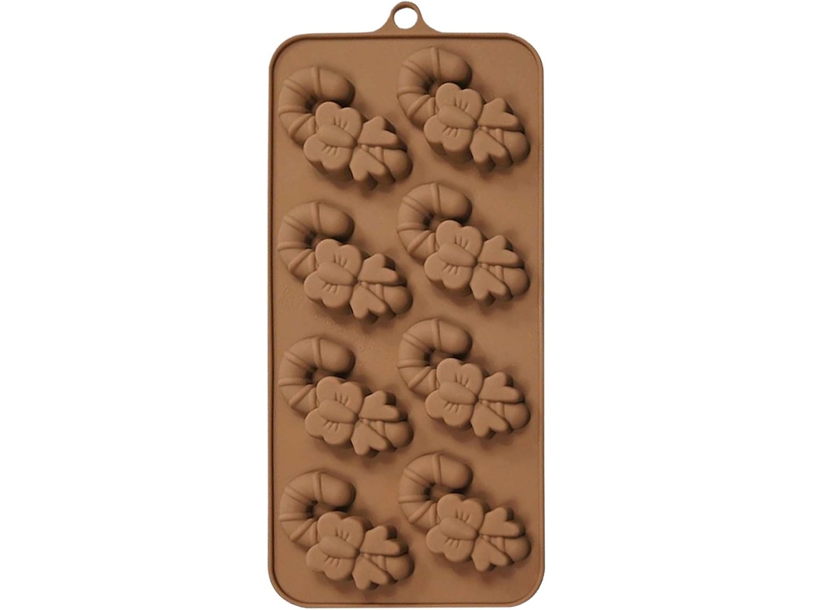 Moldes De Silicone Reutilizáveis Decoração De Natal Com 8 Cavidades