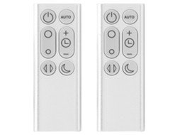 2 Controles Remotos De Substituição Para Purificador De Ar E Ventilador Pure Cool Link Dp01 Dp03 Tp02 Tp03 (prateado)