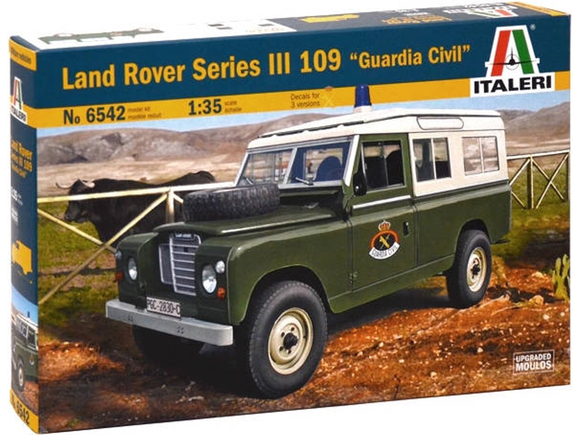 Carro de Coleção ITALERI Land Rover Series III Guarda Civil