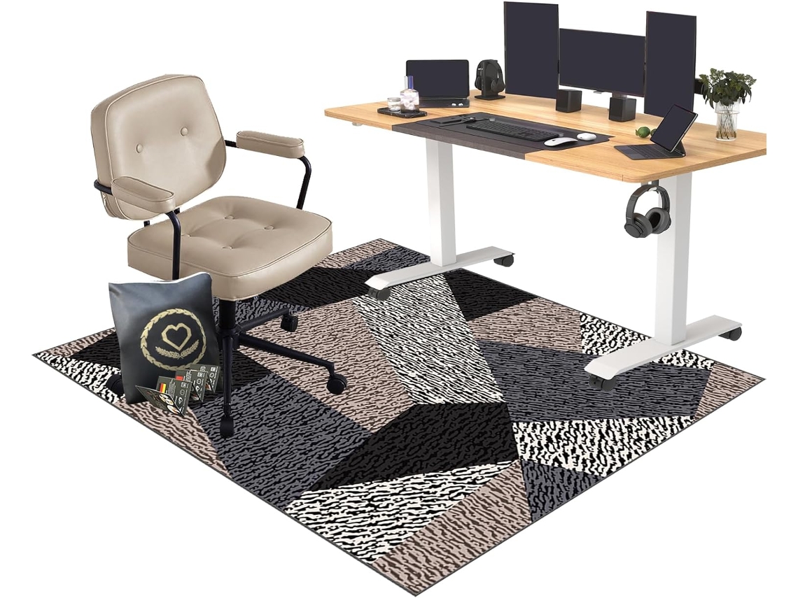 Tapete Protetor Cadeira Gamer Antiderrapante 80 X 160 Cm Piso Chão Cadeiras Escritório, Pisos