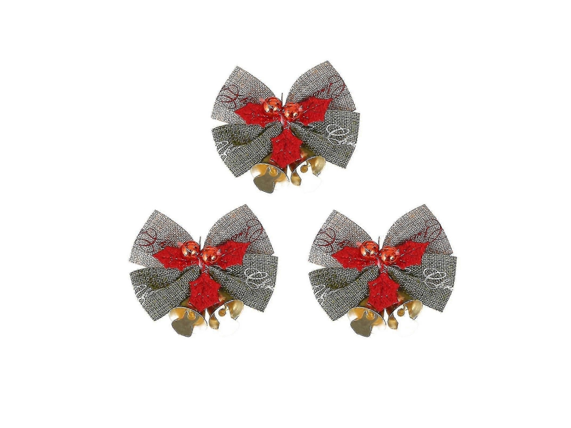 Decorações De Natal Artesanais Laço De Natal, Sinos, Árvore De Natal E Caixa De Presente. Hengjian