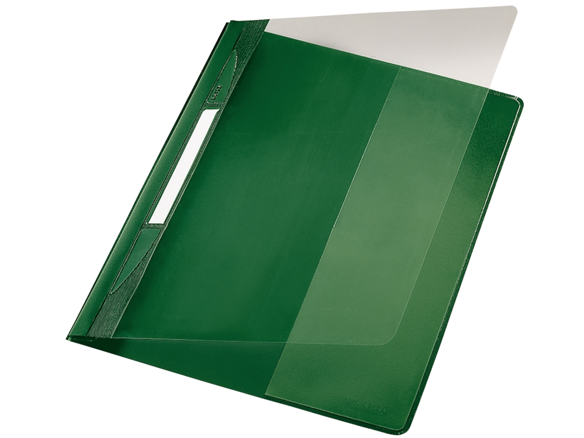 Pasta LEITZ Exquisit Largura Extra Din A4 Pvc Verde